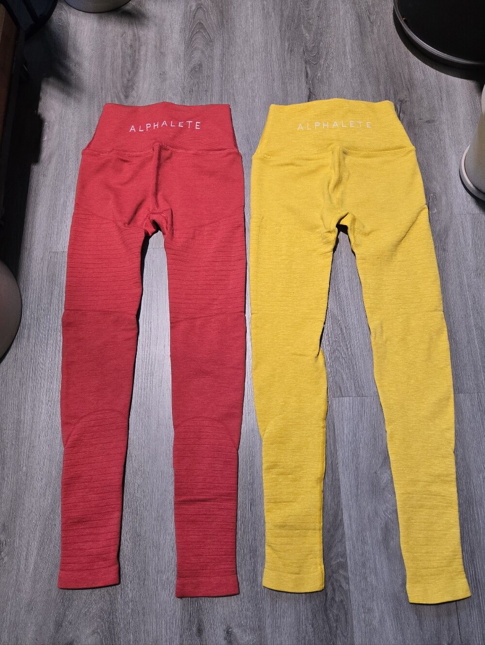 *Bundle* Alphalete Seamless Leggings - Red & Yellow- XS